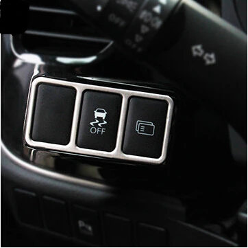 Декоративная панель из нержавеющей стали с кнопкой измерителя для Mitsubishi Outlander 2013