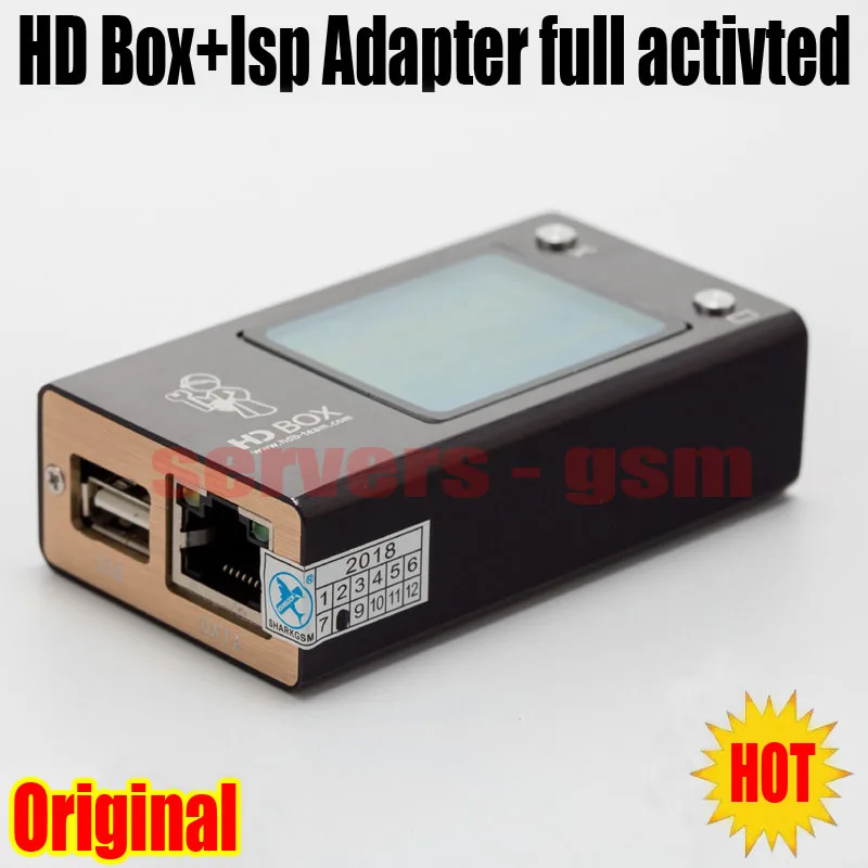 2019 новый оригинальный ip box Heavy Duty Box Инструмент HD коробка с Isp адаптер полный активированный для lphone восстановить usercode