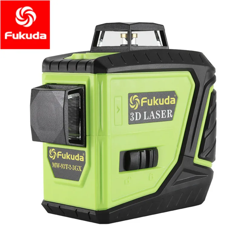 Fukuda Brand 12Lines 3D MW-93T-3G Laser Level Self-Leveling 360 Horizontal And Vertical Cross green Laser Beam Fukuda Brand 12Lines 3D MW-93T-3G Laser Level Self-Leveling 360 Horizontal And Vertical Cross green Laser Beam