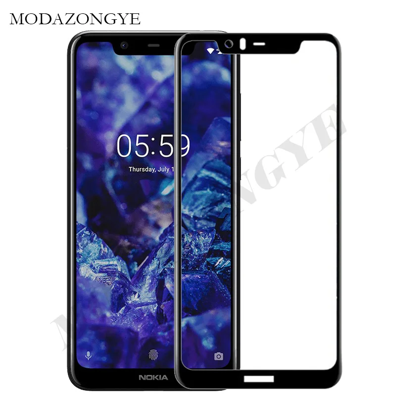 

Tempered Glass For Nokia 5.1 Plus Screen Protector Nokia 5.1 Plus TA-1105 TA-1108 TA-1120 TA-1112 Screen Protector Full Cover
