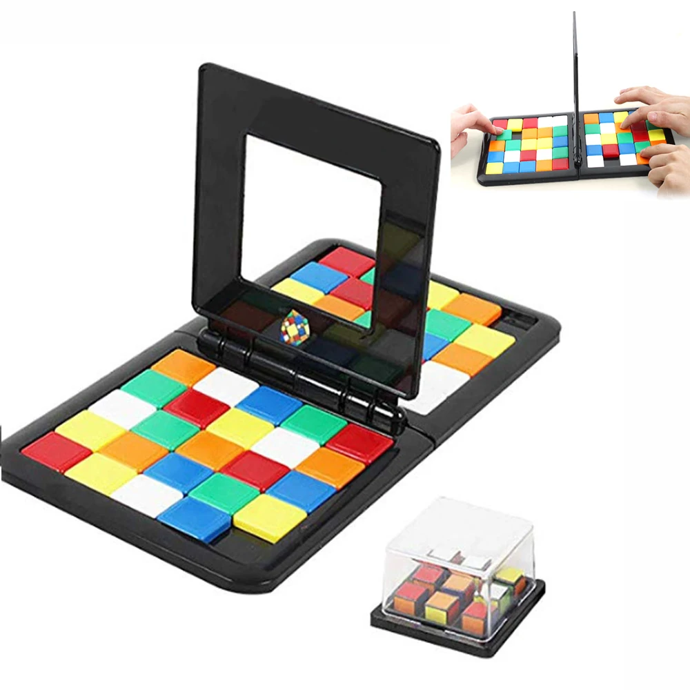 

rubike race parent-child family party interactive cube game board