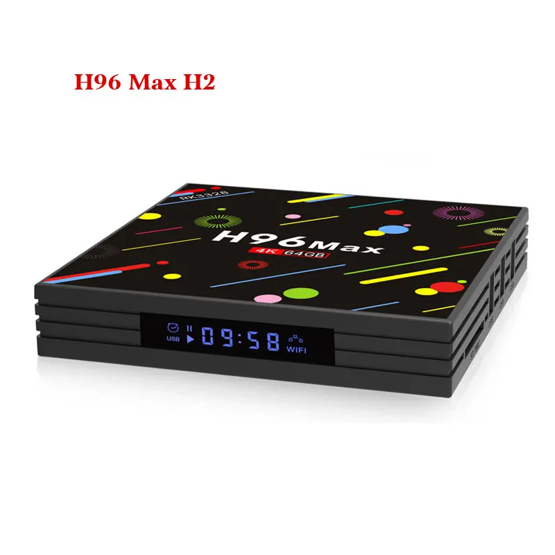 2018 H96 MAX H2 Smart TV Box Android 7.1 TVBox 4 gb Ram 32 gb/64 gb Rom Rockchip RK3328 1080p 4k H.265 USB3.0 IP TV Set Top Box
