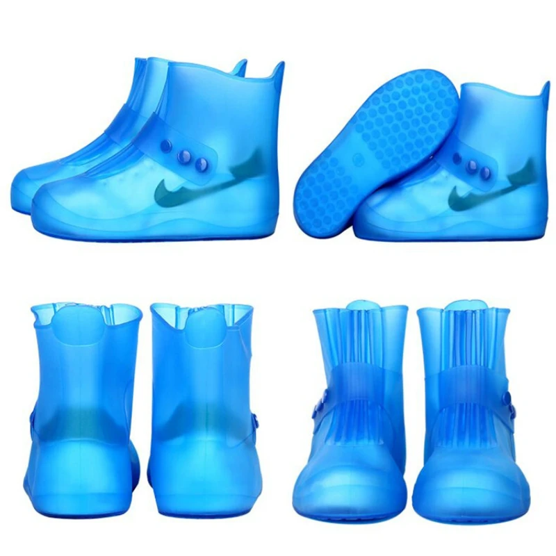 Women Men Kids Shoes Covers Accessories Woman Man PVC Waterproof Non-slip Health High Quelity Durable Rainy Day Necessities