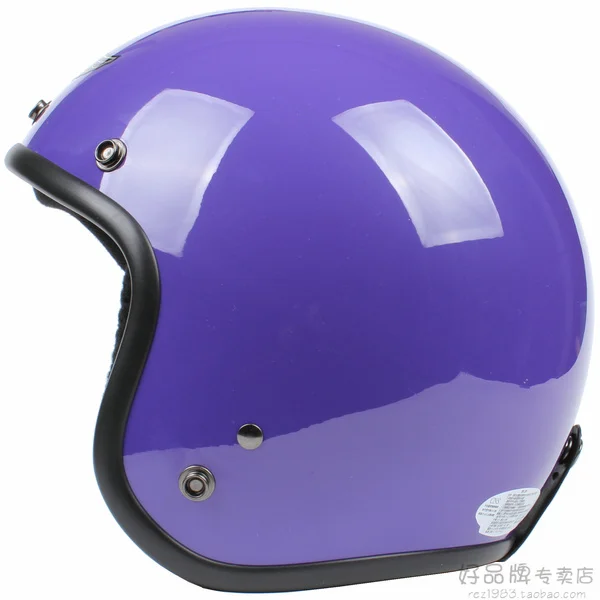 ECE &amp DOT Approved ! Free Shipping !Free shipping Taiwan imports are safe SKY purple retro helmet motorcycle half helm | Автомобили и