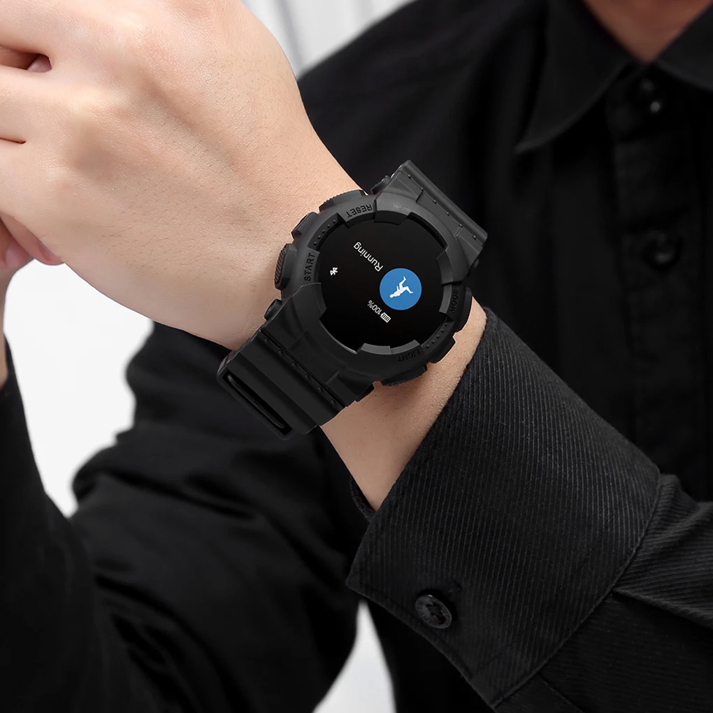 

ELENXS Round Screen Waterproof V587/MX Heart Rate Blood Pressure Intelligent Bracelets Cycling Smart Wristbands