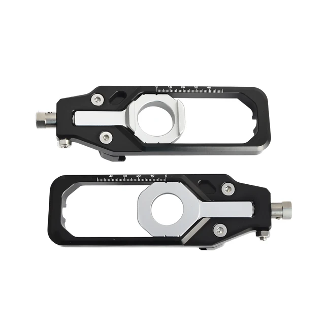 NICECNC Motorcycle CNC Rear Axle Chain Adjuster Tensioners For BMW S1000R S1000RR S 1000 R RR 2013-2018 HP4 2012-2015 black