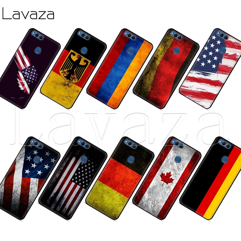 Lavaza Германия чехол с флагом для Honor Mate 10 20S 6A 7A 7C 7X 8A 8C 8X 9 P9 Lite Pro Y6 Y7 Y9 Prime | Мобильные