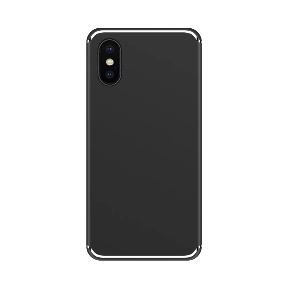Для iphone x Чехол Жесткий PC матовый чехол для телефона s для iphone xs Max чехол прозрачная однотонная цветная крышка оболочка для iphone xr чехол