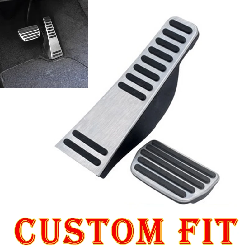 Car Foot rest Modify Pedal Plate Pad AT Accessories For Volvo XC90 V90 S90 2015 2016 2017 AT car