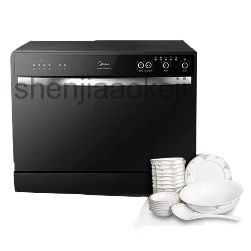 Best WQP6-3206A-CN Household automatic dishwasher intelligent embedded, smart small desktop dishwashers 220v 1160W 1pc 3