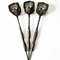 Puntas de acero de 20g y 23g, ejes de dardos, punta de corte de vuelo agradable, punta de ala, barril de aguja de acero de tungsteno, 3 unids/lote