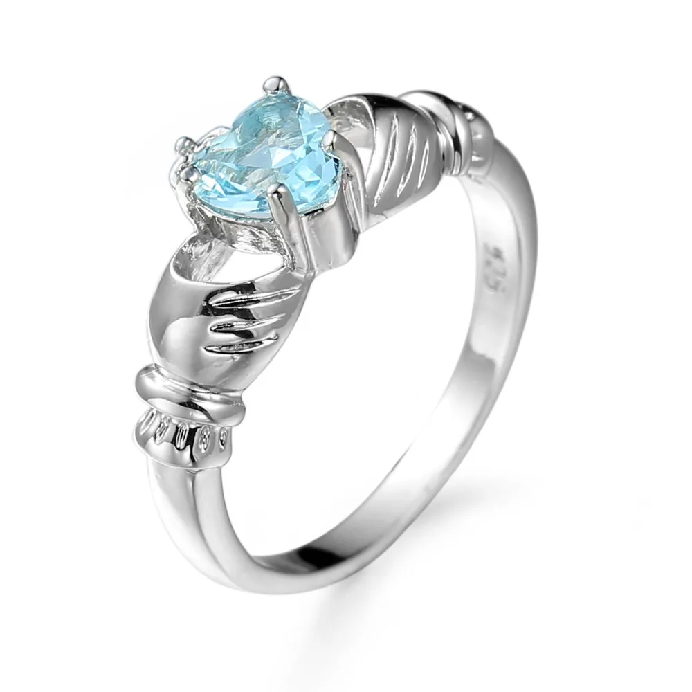 Новинка 2019 модные ювелирные изделия Claddagh женские кольца из стерлингового