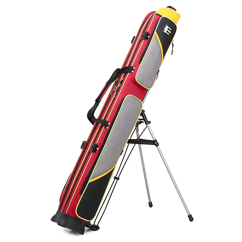 3 Layers pu fishing rod bag waterproof high quality ice Fishing Bag