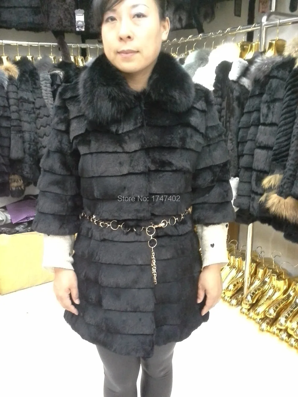 2015 new Fashionfur vest real fur jacketreal fur jacketwarm