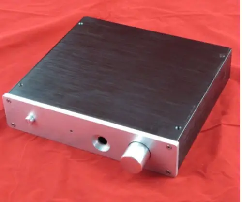 Nobsound black Aluminium Case Amplifier Enclosure Headphone Amp Chassis