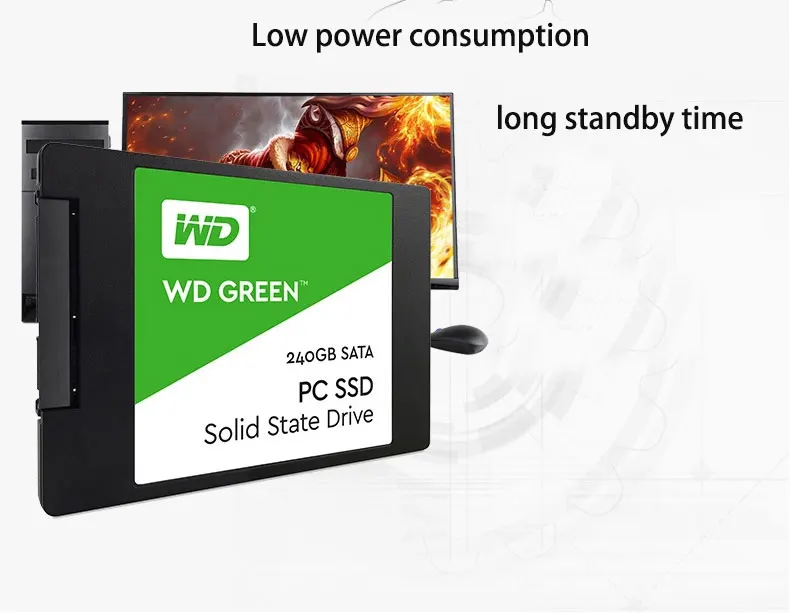 WD 480 ГБ 240 120 SSD Sata 3 SSD жесткий диск SSD Disco Дуро Interno Внутренний твердотельный жесткий диск 120 Бесплатная доставка