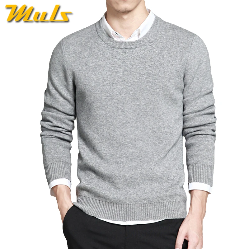 2017 Spring mens pullover sweaters Simple style cotton O