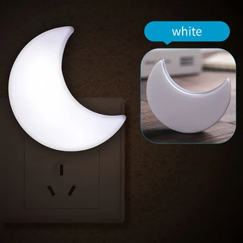 

Sensor Control Mini Moon LED Night Light for Dark Night Children Bedroom Bedside Lamp EU/US Plug Baby Sleeping Light