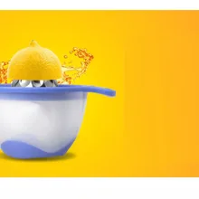 Ручная Бытовая мини-соковыжималка детская еда овощи 304 из нержавеющей стали съемный фильтр для кухонной посуды