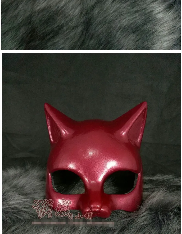 Маска для девочек Persona 5 Joker cat Маскарадная маска всех членов Хэллоуина|mask cosplay|mask
