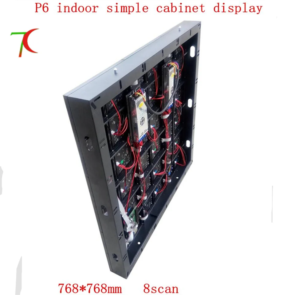 

768*768mm 8scan high refresh indoor P6 HD SMD full color simple equipment cabinet display for hotel ,meeting room ,theatre