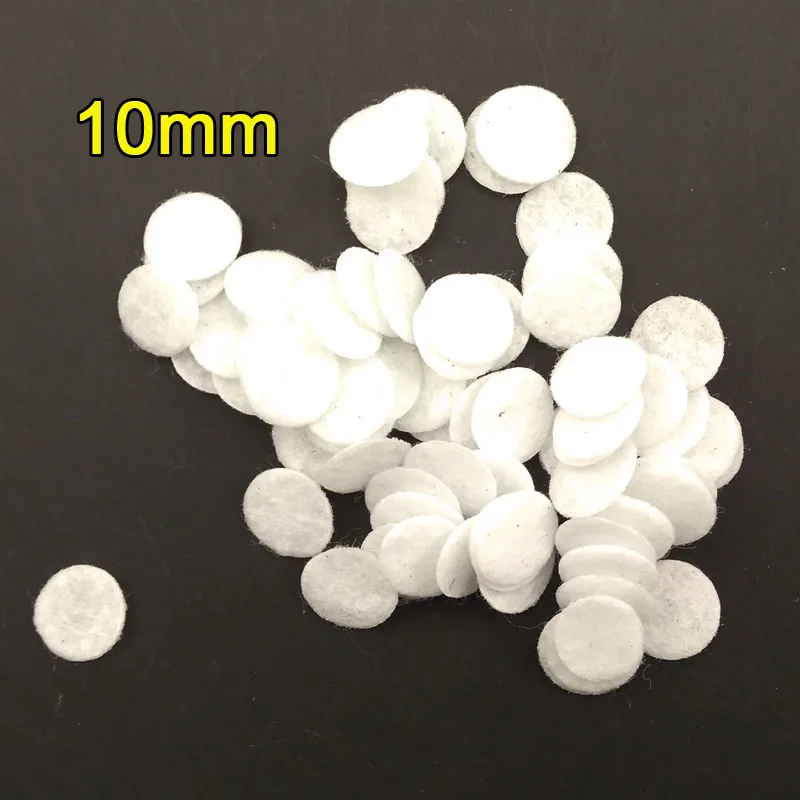 

1000pcs/lot 1CM Felt Circles Eco-friendly Round Felt Fabric Pads Accessory Patches Circle Felt Pads Fabric Shirt Button Spasers