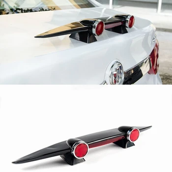 

Car Mini Spoiler Wing Rear Spoiler Small Airplane Empennage Model Without Perforation Universal Tail Decoration Auto Accessories