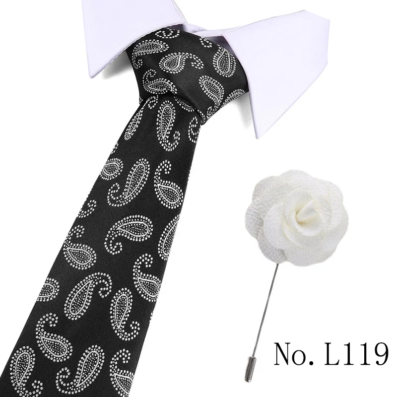 2019 широкий синий шелковые галстуки для Для мужчин в полоску Solid Для мужчин галстуки деловой Свадебный костюм шеи галстуки подарок Pin