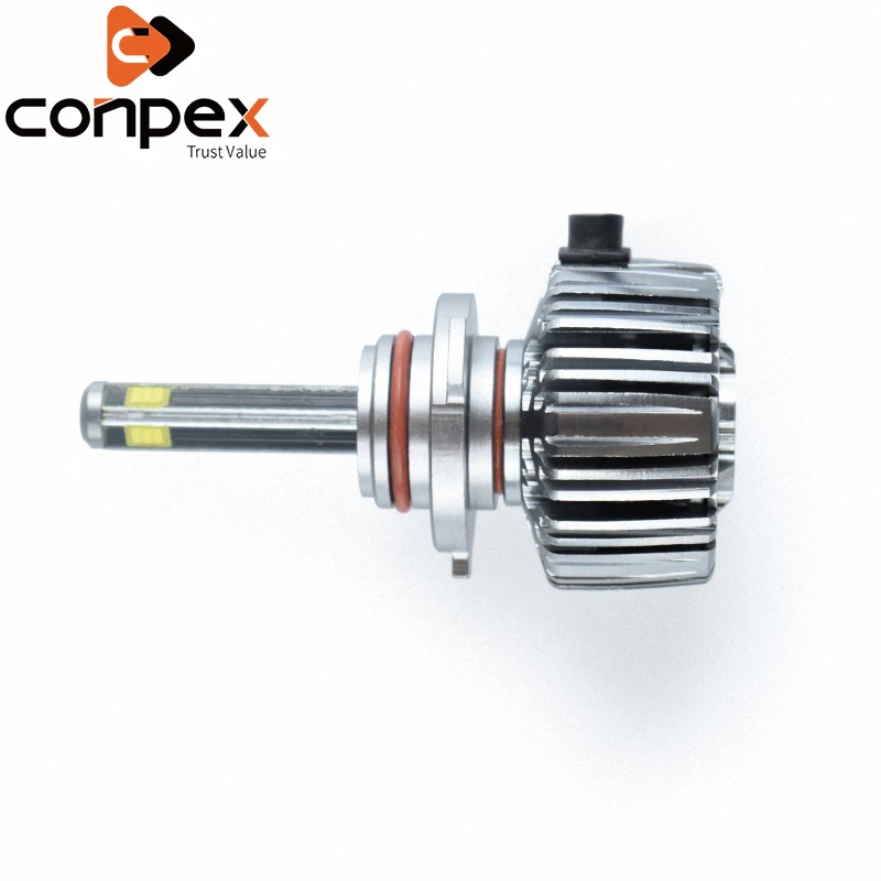 

2pcs Car Headlight Bulbs LED 6500K H3 12V LED intelligent decoding chip four sides led lamp beads signal lamp Lights