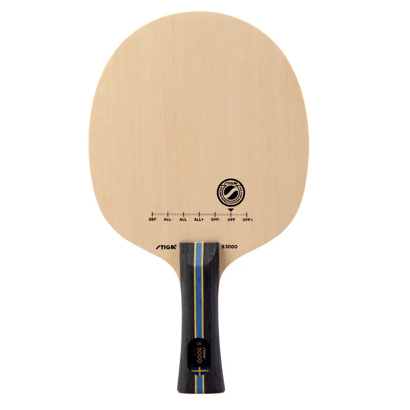 STIGA ракетка для настольного тенниса S3000 Allround play, 5 слоев из чистого дерева, ракетка для пинг-понга, бита, tenis de mesa