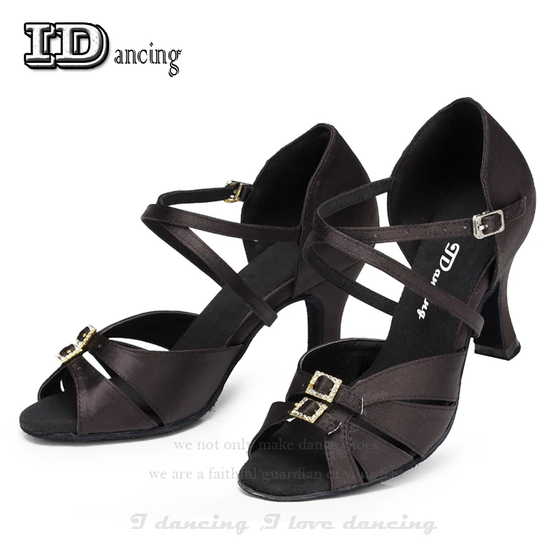  Dance Shoes Women's Ballroom Salsa Latin Shoes Sneakers Dance Shoes Ballroom Shoes Girls Black Bron