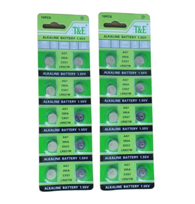 

20pcs 1.5V 395 SR927SW 399 SR927W LR927 AG7 Watch Battery Button Coin Cell
