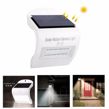 

Wrumava LED Solar light Waterproof Security Wall Light Outdoor Radar Induction Motion Sensor Bright Lighting for Garden Gate