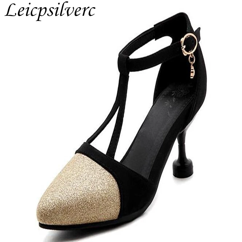 Summer new fine heels high heel women shoes water drill