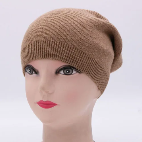 YWMQFUR Новое поступление популярные женские шапки бини шапки для весны и осени вязанные с шерстью модные кепки gorros H70A - Цвет: Khaki