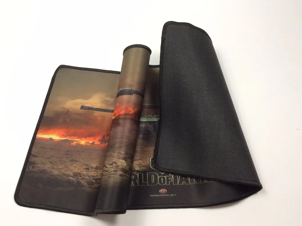  Mairuige World of Tanks Free Shipping Locking Edge Rubber Pad Mouse Mat Desk Pad Keyboard Pad for D