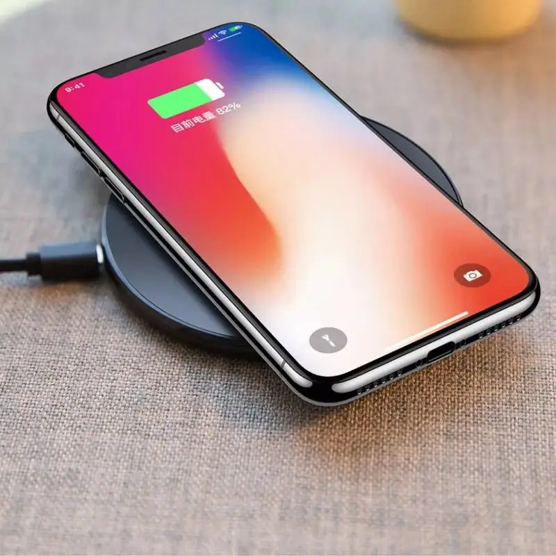 Оригинальное Беспроводное зарядное устройство Xiaomi ZMI быстрая зарядка для iPhone X Plus