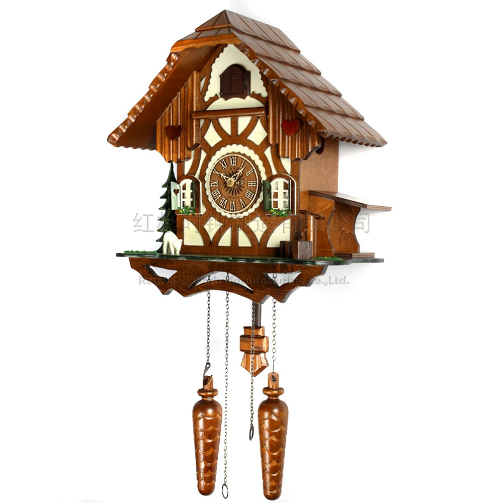 Часы Cuckoo, деревянные часы для гостиной, Музыкальный детский будильник, украшение комнаты