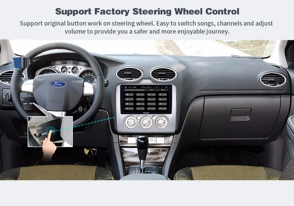 Clearance JOYING Android 8.0 2 Din Stereo GPS System Car Radio For Ford/Focus 2005-2012 Octa Core 9 inch head unit Autoradio Video output 20 Clearance JOYING Android 8.0 2 Din Stereo GPS System Car Radio For Ford/Focus 2005-2012 Octa Core 9 inch head unit Autoradio Video output 20