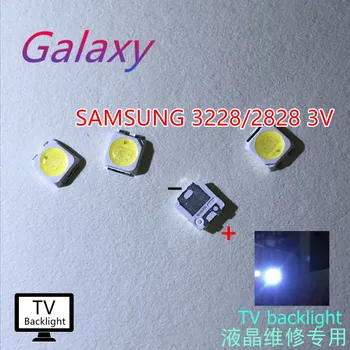 

FOR 550PCS SAMSUNG 2828 LED Backlight TT321A 1.5W-3W with zener 3V 3228 2828 Cool white LCD Backlight for TV TV Application