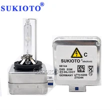 SUKIOTO фар автомобиля 55 Вт Ксеон D8S HID лампы 4300 K 8000 K 5000 K 6000 K D8S HID сменный лампы для автомобилей 12В 55 Вт Xenon Ксеноновые балласты