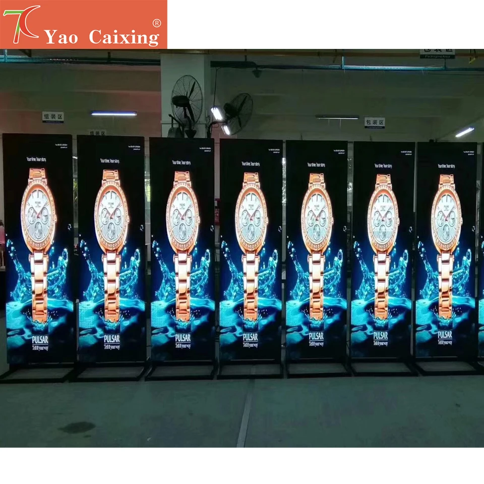 Полноцветный светодиодный постер P2 P2.5 P3 rgb для помещений напольная рекламная