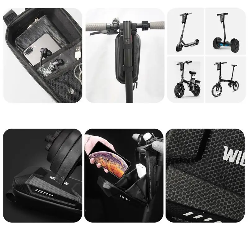 Универсальная сумка с ручкой EVA, Жесткая Сумка для электрического скутера, головка для Xiaomi M365 ES1 ES2 ES3 ES4, сумка для скутера, инструмент для скейтборда