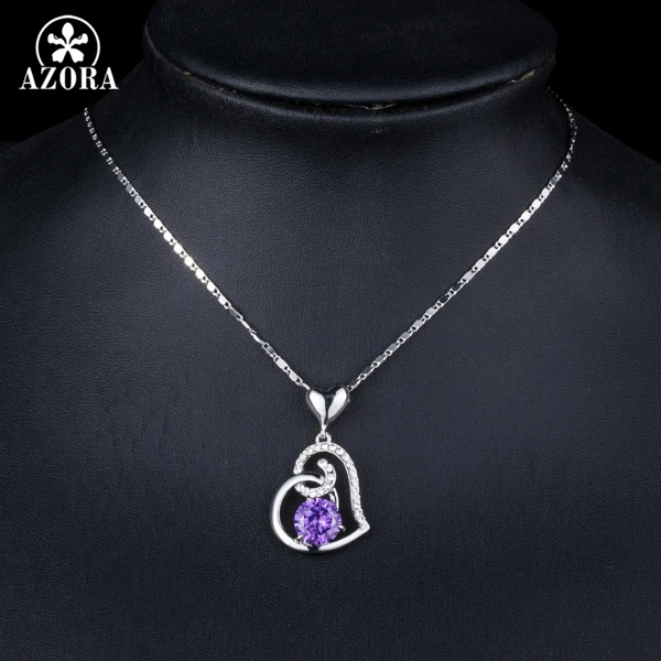 Женское колье с подвеской в виде сердца австрийским кристаллом|necklace locket|necklace