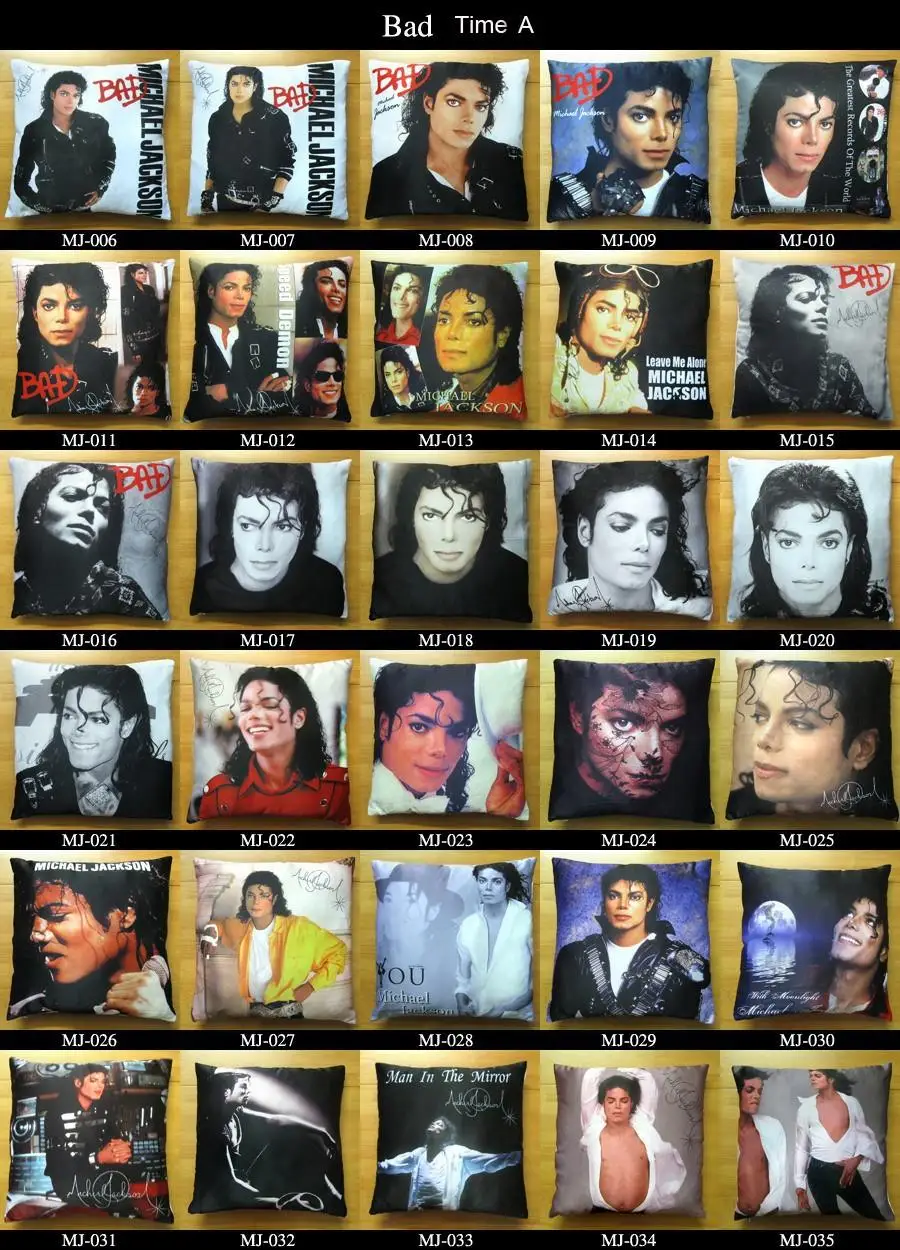 Michael Jackson Pillow Cushion pillow 1pcs 40 *40cm