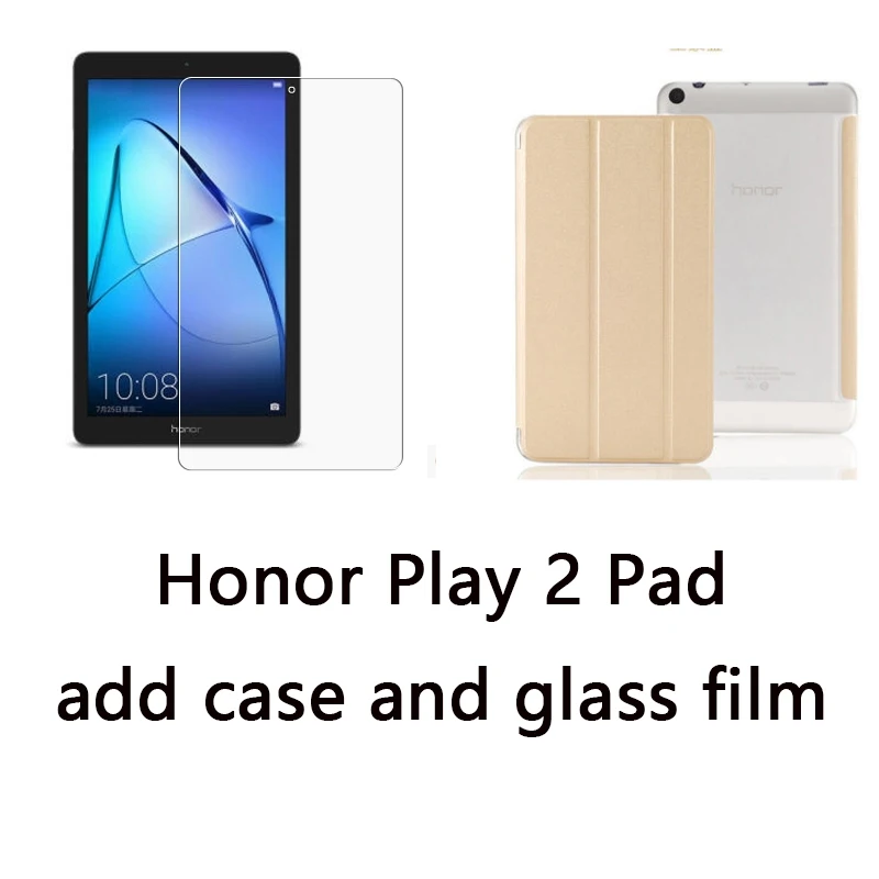 Huawei Honor Play Pad 2 BG2-W09 планшетный ПК MT8127 четырехъядерный 2 Гб ОЗУ 16 Гб ПЗУ 7 дюймов 1024*600 ips Android 6,0 gps WiFi Двойная камера - Комплект: add case and film