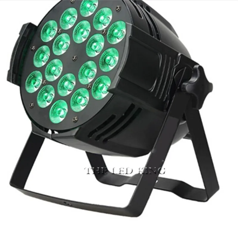 Новый светодиодный прожектор из алюминиевого сплава 18x18 Вт RGBWA + UV 6 в 1 Par Can dj