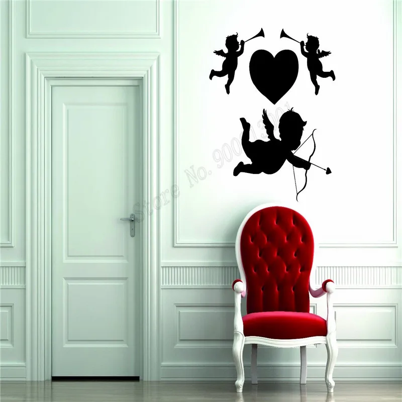 

Wall Decoration Merry Christmas Room Sticker Vinyl Art Removeable Poster Angel Star Tale Magic Mural Beauty Decal LY584