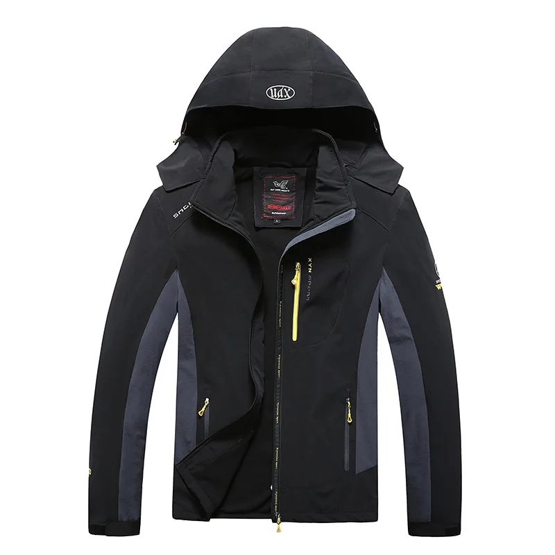 Мужская зимняя куртка, теплая, US 4XL RU 64, ветровка, водонепроницаемая, Размер 4XL 5XL 6XL 7XL 8XL, Мужская Флисовая термо куртка с капюшоном для мужчин