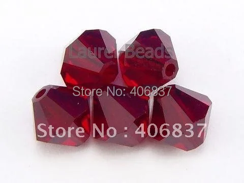 

Free Shipping! 720pcs/Lot AAA Chinest Top Quality Medium Siam 4mm #5301 Crystal Bicone Beads